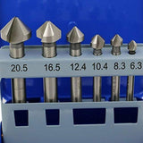 Набор конических зенкеров/фрез | HSS | DIN 335 | 90° | 6 шт.