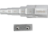 Raktas pakopinis | su adapteriu | 9.6 / 11.6 / 12.7 / 16.4 / 21 mm (YT-03319)