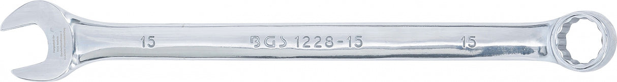 Raktas kombinuotas | ilgas tipas | 15 mm (1228-15)