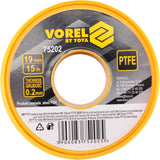 PTFE TAPE 15MX19MMX0.2MM (75202)