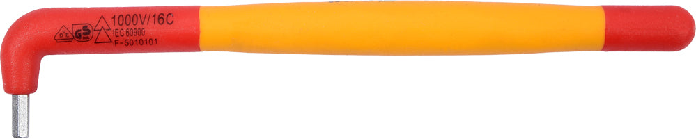 Izoliuotas raktas L-tipo 6-kampis 3 mm VDE (YT-21120)