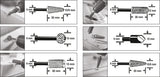 ROTARY RASPS FOR METAL(3PCS)&WOOD(3PCS) (YT-61712)