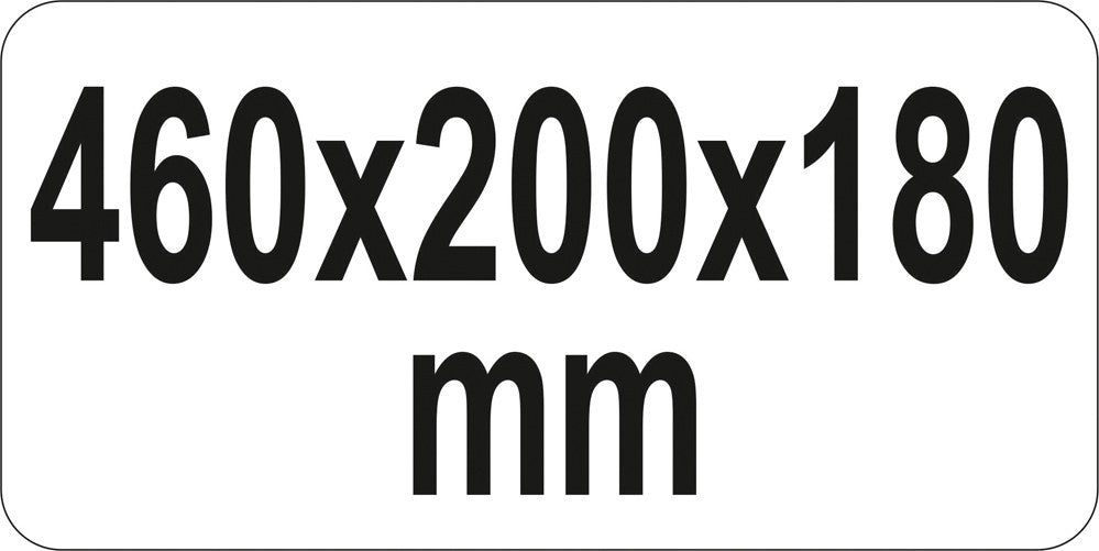Dėžė įrankiams metalinė | 460x200x180 mm (YT-0884)