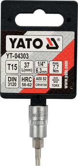 Бита в головке | 6.3 mm (1/4") | T-Star (Torx) T15