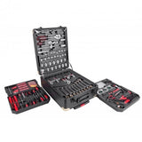 TOOL SET IN ALUMINIUM CASE | RATCHETING WRENCHES | WITH WHEELS | 188 PCS. (SK58288)