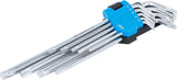 L-образных ключей набор | очень длинные | Torx T10 - T50 | 9 шт.