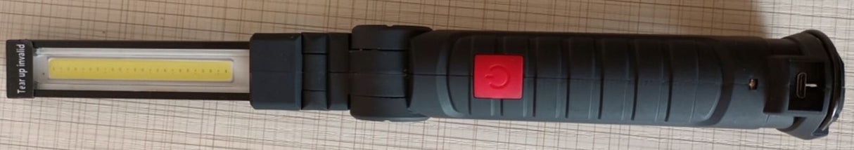 Darbo lempa akumuliatorinė | aluminis +ABS+Guma | 3W COB | USB (FD-8652)