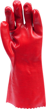 Pirštinės gumuotos raudonos | 36 cm (74151)