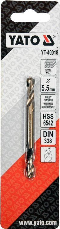 Сверло по металлу | HSS | двустороннее | 5,5 mm