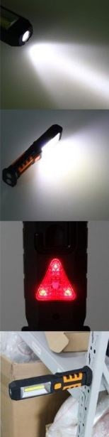 Darbo lempa akumuliatorinė | COB LED 3W-240Lm AKU Li-on 2800mAh (SK1510)