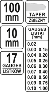 Tarpumačiai | 0,02-1 mm | 17 vnt. (YT-7220)