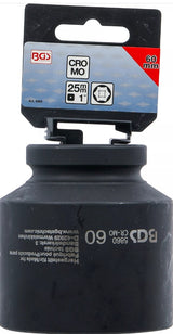 IMPACT SOCKET, HEXAGON | 25 MM (1") DRIVE | 60 MM (5860)