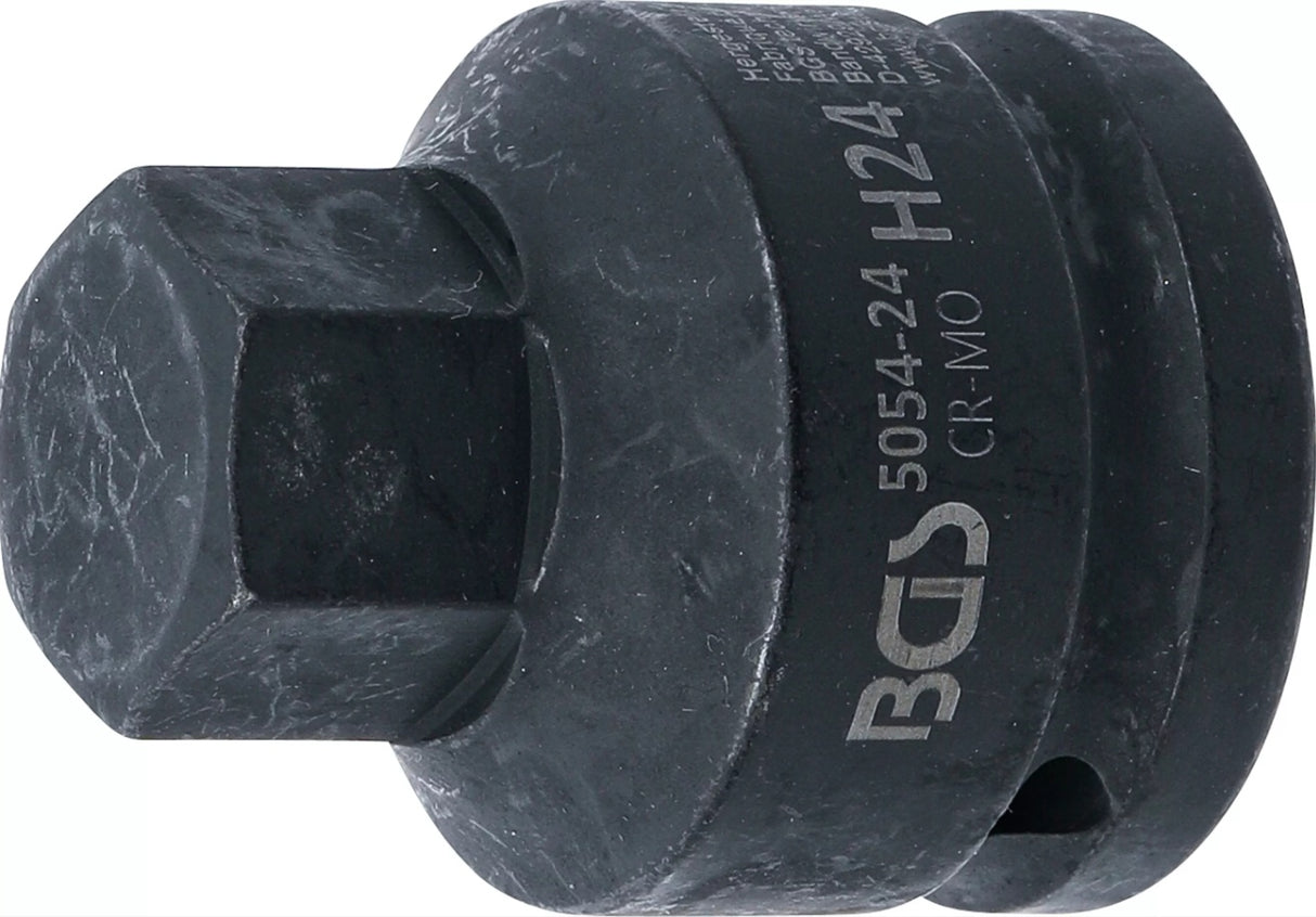 Antgalis smūginis | 20 mm (3/4") | hex šešiakampis 24 mm (5054-24)