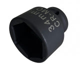 IMPACT SOCKET HEX | 12.5 MM (1/2") | 34 MM (S12-34)