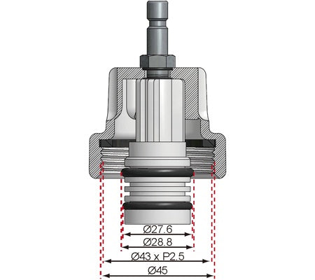 Адаптер № 16 для BGS 8027, 8098 | Mercedes-Benz