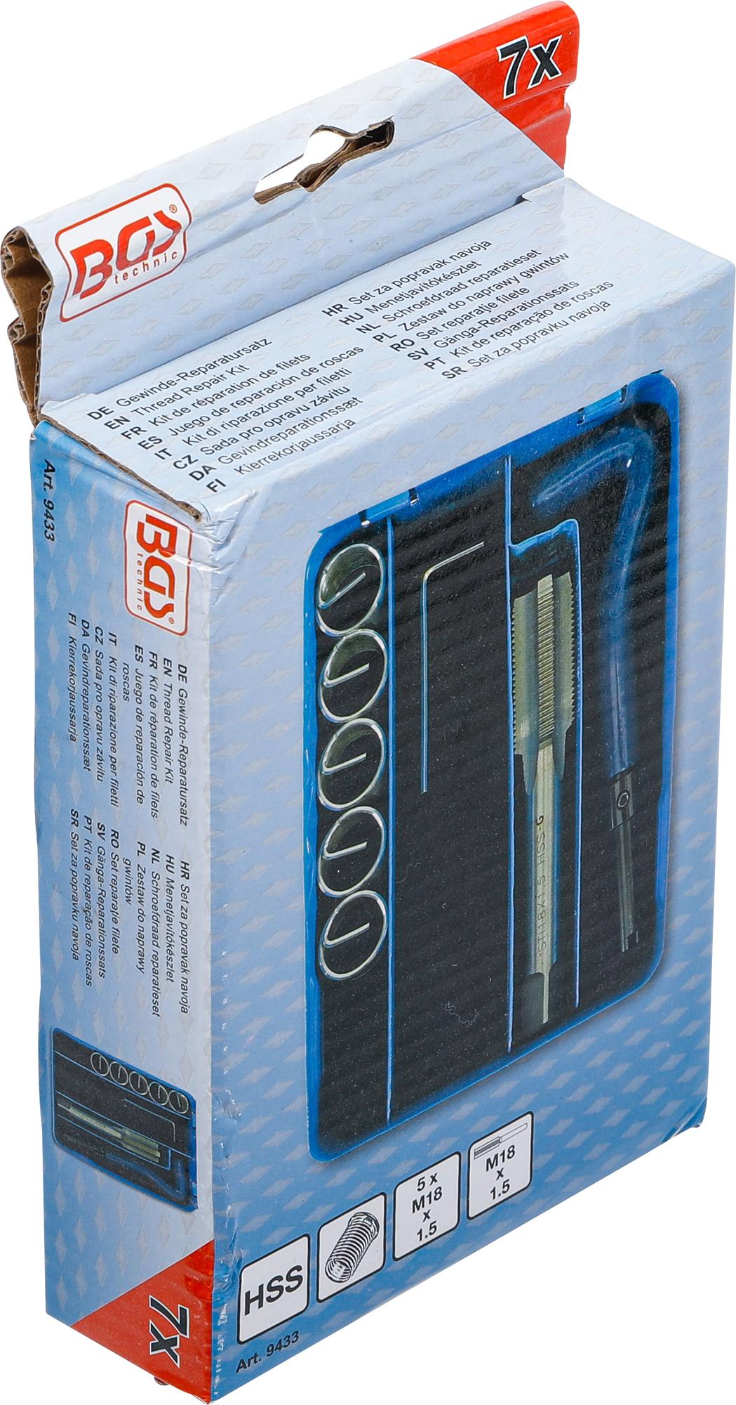 Sriegio remonto rinkinys | M18 x 1,5 | 7 vnt. (9433)