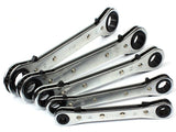 Terkšlinių dvipusių raktų rinkinys | 6x8-19x22 mm | 5 vnt. (1450V)