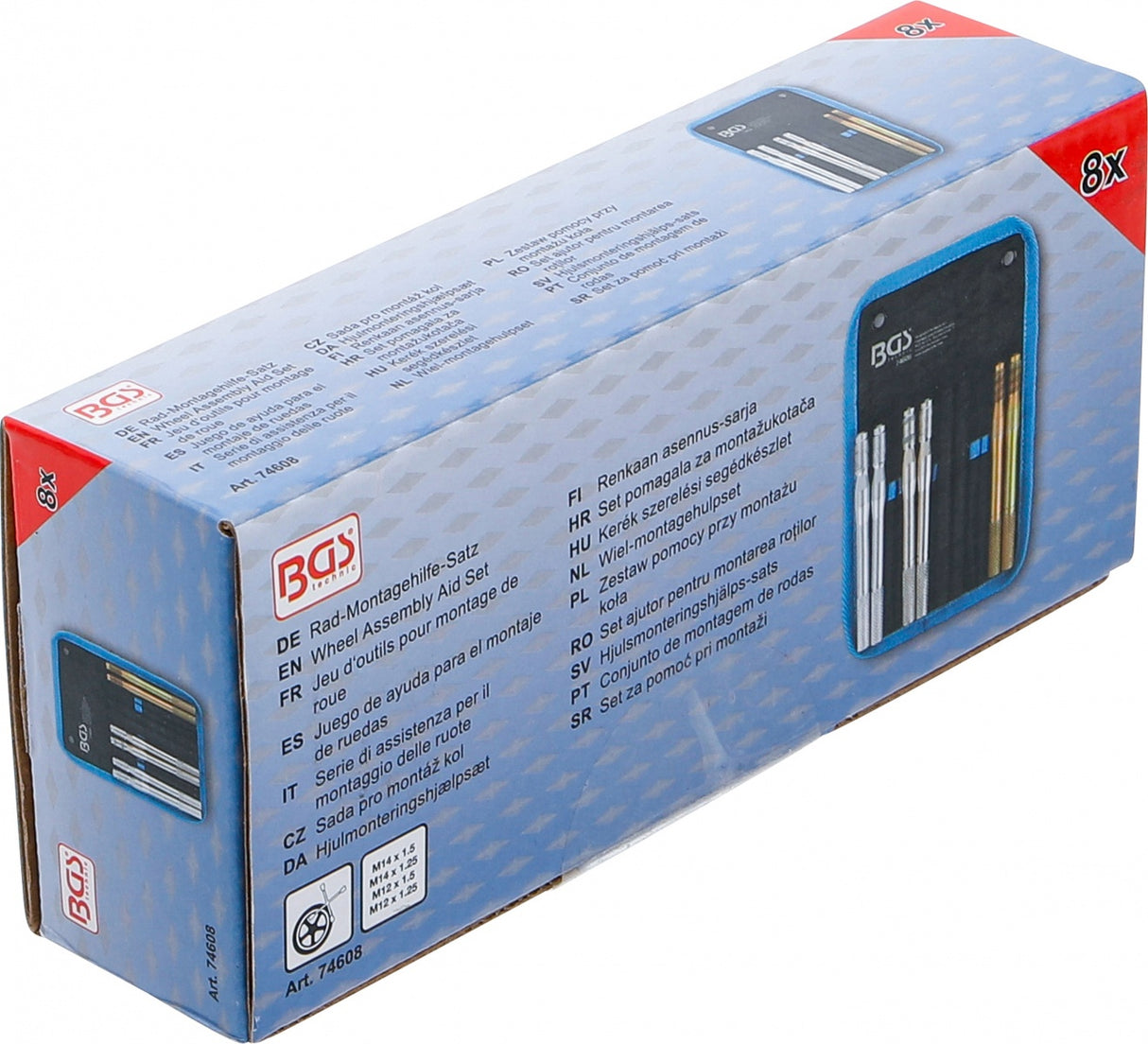 Pagalbinis ratų surinkimo rinkinys | 8 vnt. (74608)