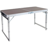 FOLDABLE TABLE / COUNTER | ALUMINIUM | SQUARE TUBE | ADJUSTABLE HEIGHT (LC02)