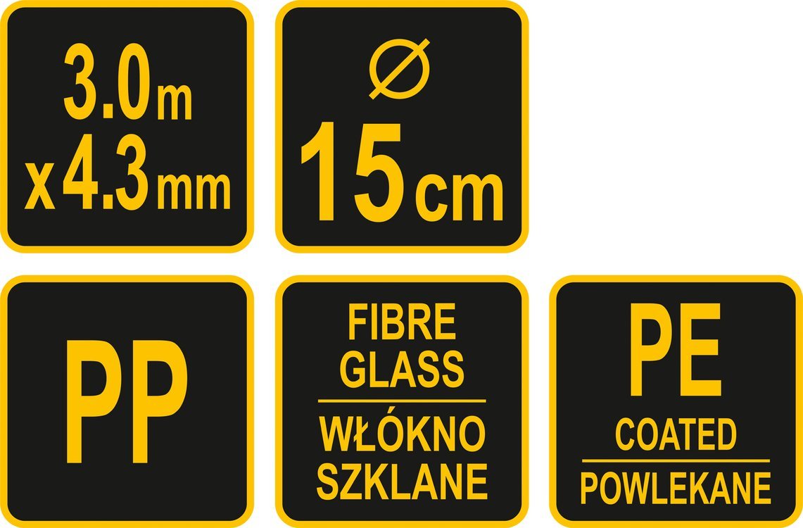Šepetys su trosu kaminų valymui | 150 mm / 3 m (72955)