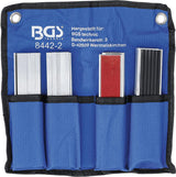 BENCH VICE JAW PROTECTOR SET | ALUMINIUM | 150 MM | 8 PCS. (8442-2)