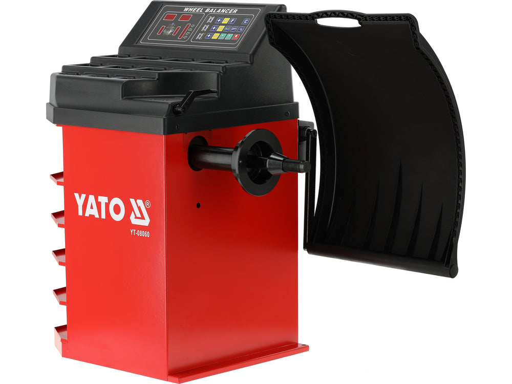 WHEEL BALANCING MACHINE | 250 W | FOR 10–24" WHEEL RIMS | AUTOMATIC BALANCING | ±1 g ACCURACY (YT-08060)