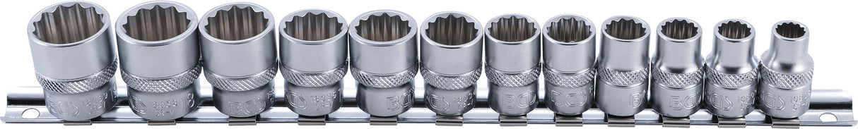 Набор головок 12-гранные | 10 mm (3/8") | 8 - 19 mm | 12 шт.