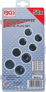 Plastikinių kamščių asortimentas | 58 vnt. (9406)