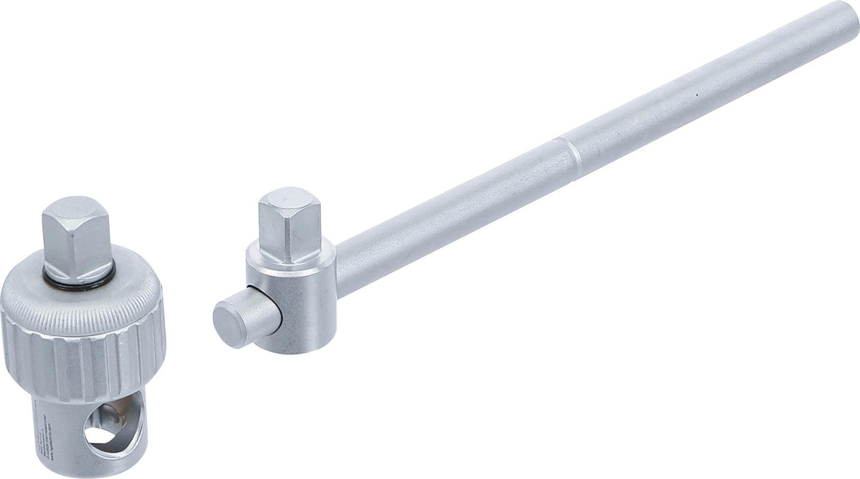 Slankiojanti rankena | 12,5 mm (1/2") | su terkšliniu adapteriu (71047)
