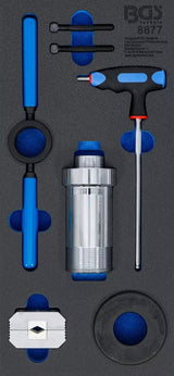 SHOCK ABSORBER TOOL KIT | FOR SHOCK ABSORBERS WITH STOP SPRING | 8 PCS. (8877)