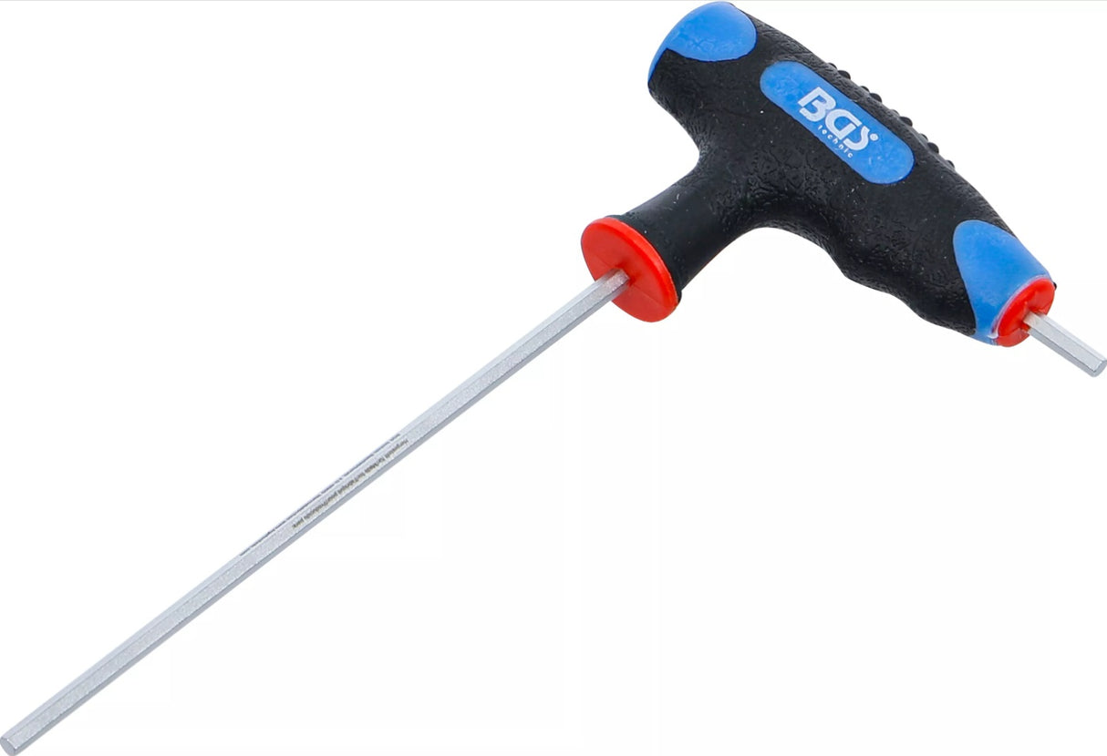 Atsuktuvas su T-rankenėle ir šonine geležte | hex šešiakampis 3 mm (4010-3)