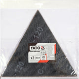 ABRASIVE MESH FOR DELTA 28CM 3PCS P120 (YT-846133)