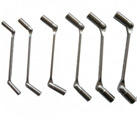 WRENCH SET WITH SWIVEL EXTENDED HEADS 6 PCS., 8-19 MM, STAHLBERG (HC2302)
