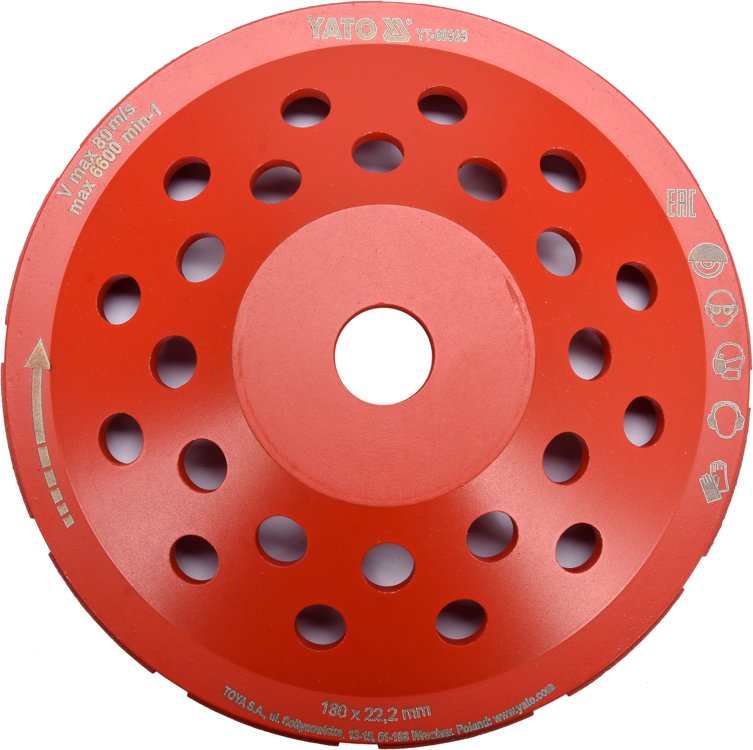 Алмазный шлифовальный диск | тарельчатый тип | M14x180 mm