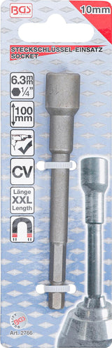 Galvutė / antgalis | elektriniams grąžtams | 6,3 mm (1/4") | 10 mm (2766)