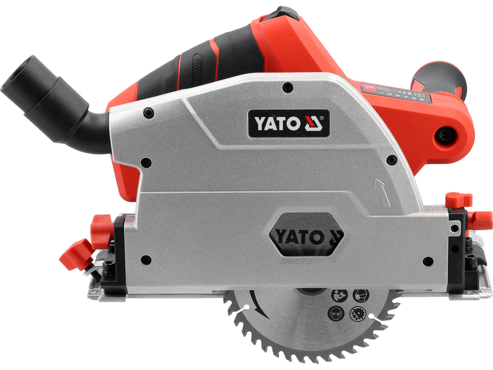 CORDLESS PLUNGE CIRCULAR SAW | 140 MM | 52 (90˚) 38 (45˚) MM | 18V | WITHOUT BATTERY (YT-821702)