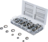 STAINLESS STEEL HOSE CLAMP ASSORTMENT | Ø 5.8 - 21 MM | 170 PCS. (14115)