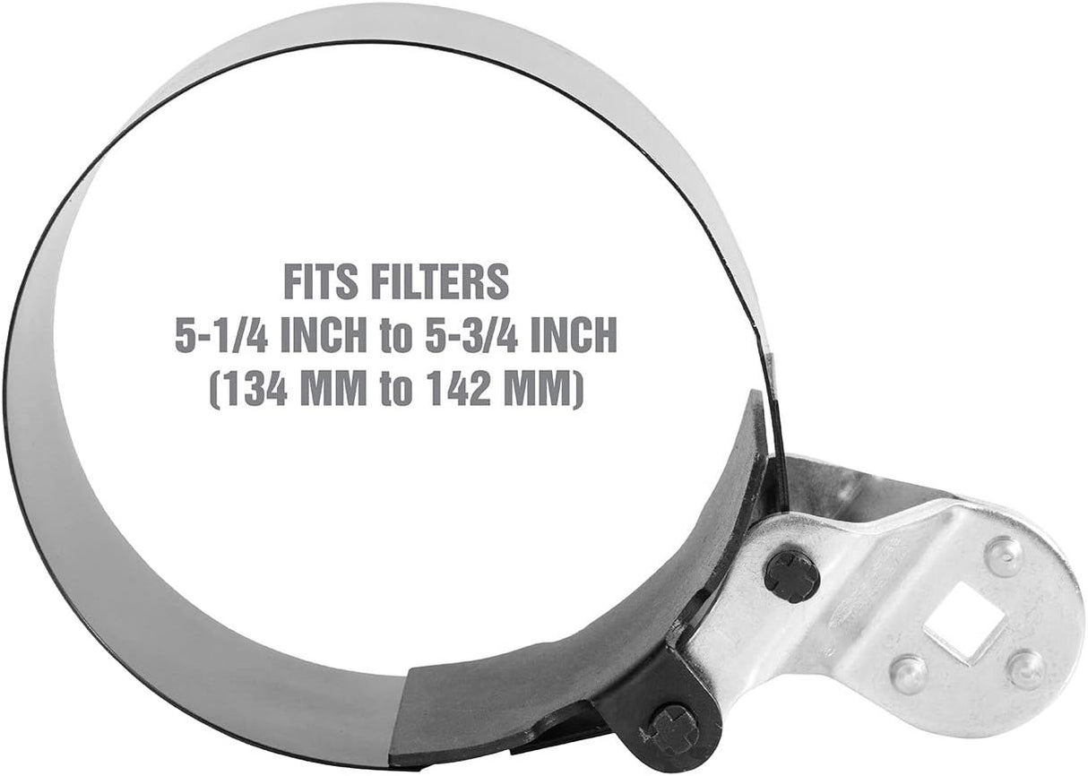 OIL FILTER WRENCH STRAP TYPE | FOR TRUCKS | Ø 134 - 142 MM (SK25233)