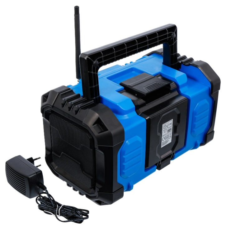 CORDLESS DAB RADIO | HYBRID | 18 V AND 230 V | WITHOUT RECHARGEABLE BATTERY (7387)