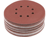 Šlifavimo popierius {velcro) | 8 skylės | 150 mm / P150 | 50 vnt. (YT-834596)