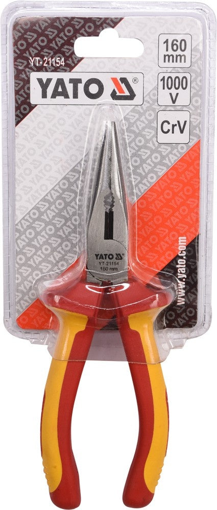 Replės aukštos įtampos laidams tiesios 160mm, VDE 1000V (YT-21154)