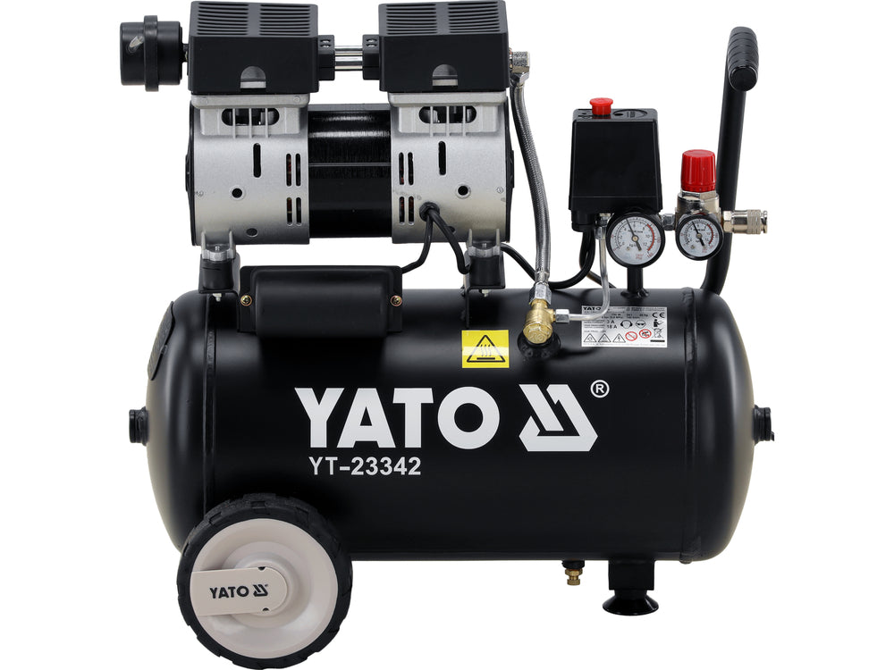 Oro kompresorius tylus | betepalinis | 24L/0.8MPA/8BAR/116PSI/ 140l/min | 750 W (YT-23342)