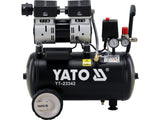 Oro kompresorius tylus | betepalinis | 24L/0.8MPA/8BAR/116PSI/ 140l/min | 750 W (YT-23342)