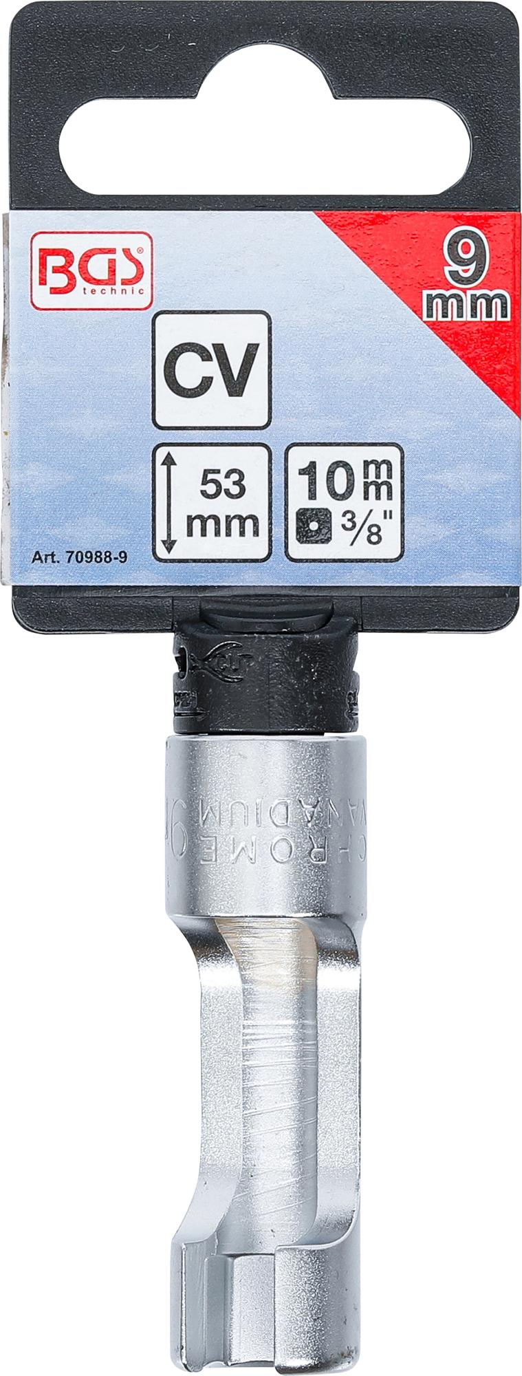 Speciali galvutė su įšpjova | 10 mm (3/8") | 9 mm (70988-9)
