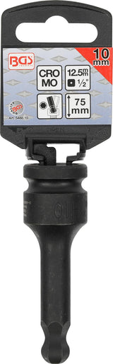 Smūginis antgalis | 12,5 mm (1/2") | hex šešiakampis 10 mm | šarnyrinis (5488-10)