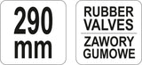 Ventilio į ratlankį įstatymo įrankis | 292 mm (YT-0619)