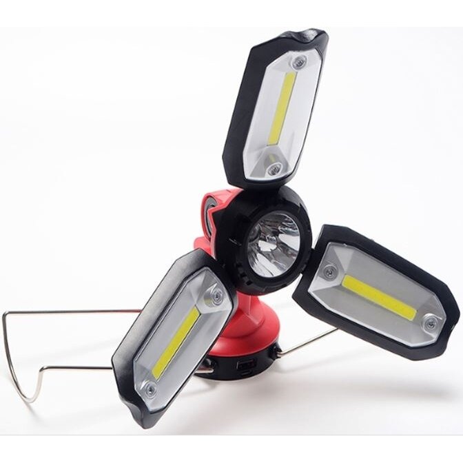 COB LED LAMP | RECHARGEABLE | 1200MAH | USB | X3 LED (CCL3)