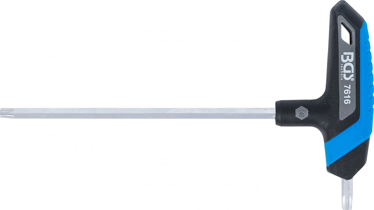 Atsuktuvas su T formos rankena | T-Star (Torx) | T40 (7616)