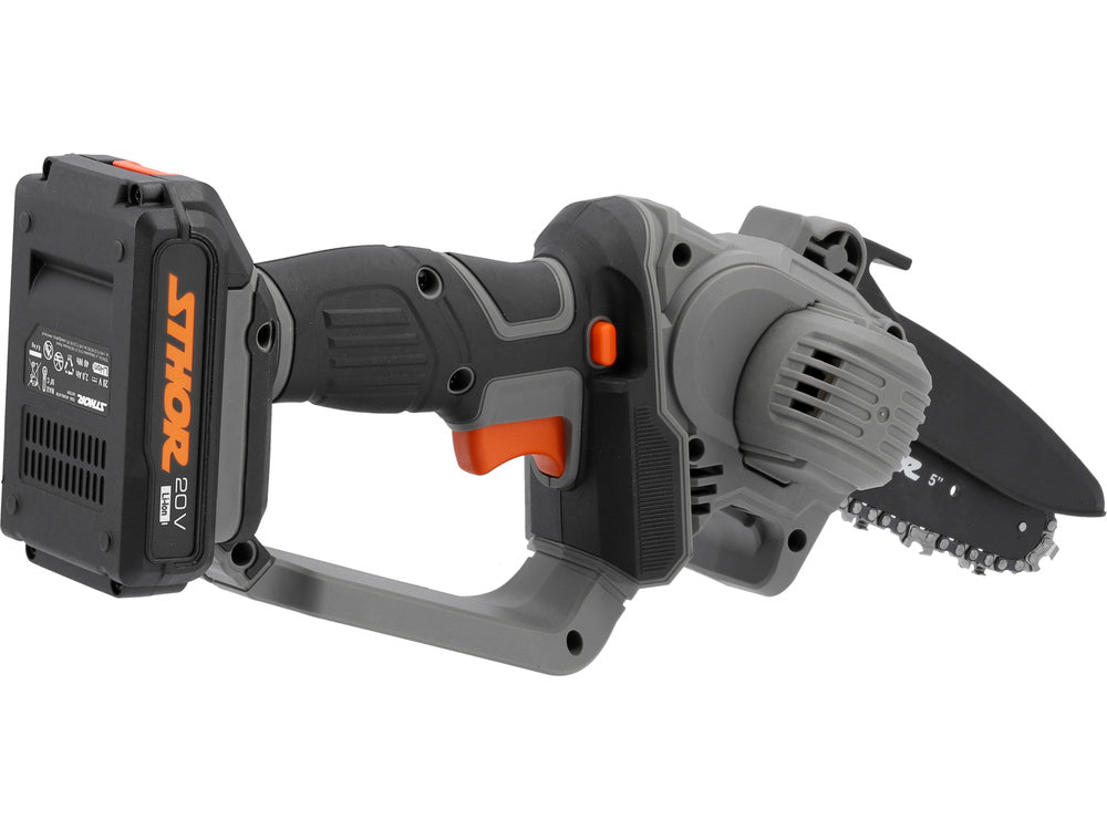Grandininis pjūklas mini akumuliatorinis | 20V 5" + 2AH +pakrovėjas (78211)