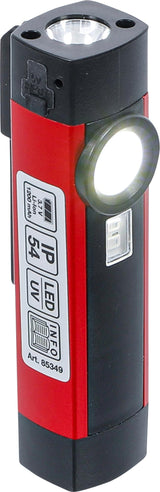 COB LED / UV-алюминиевая ручная лампа | 1 W